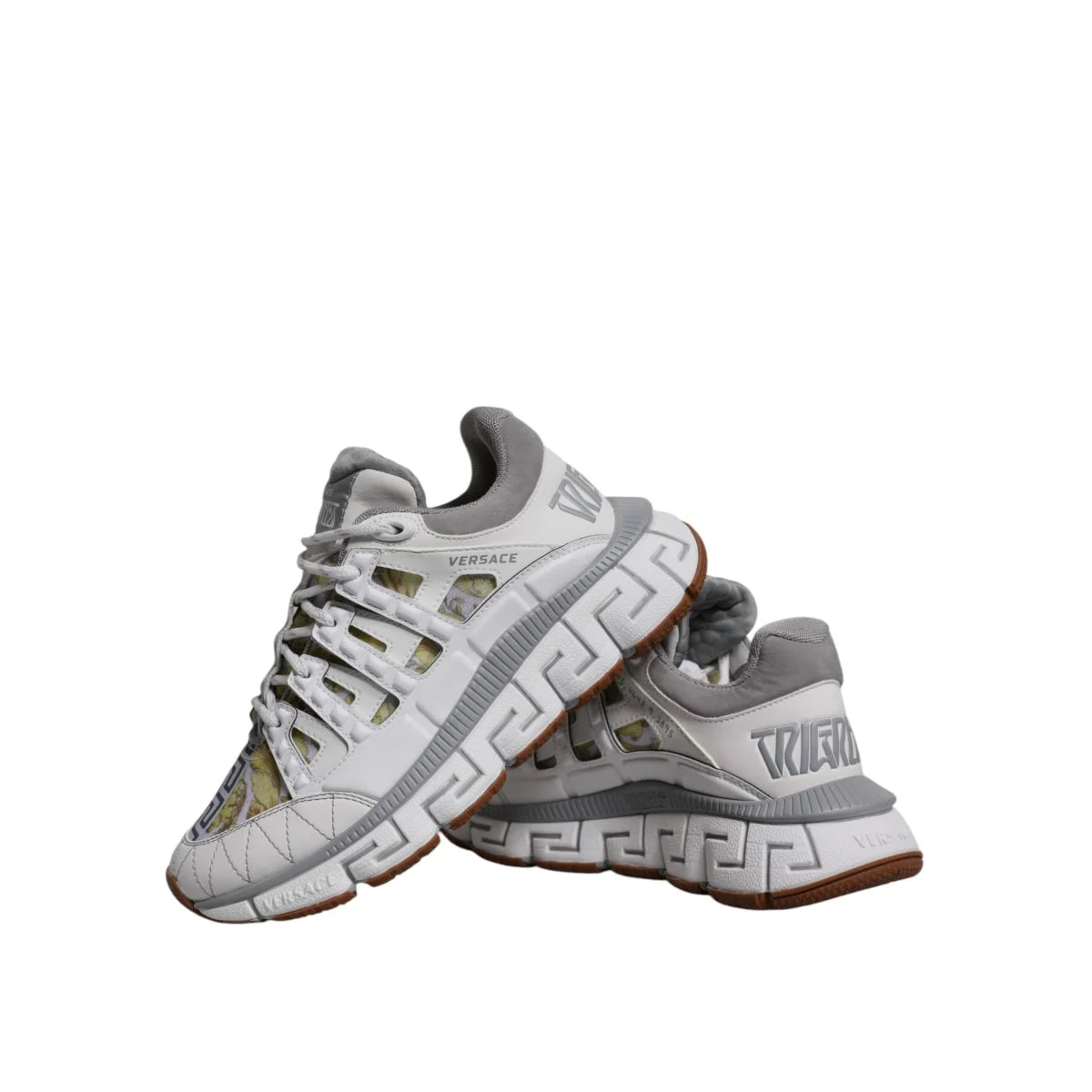Versace Barocco Trigreca Sneakers Iconic Style with 3D Greca Pattern