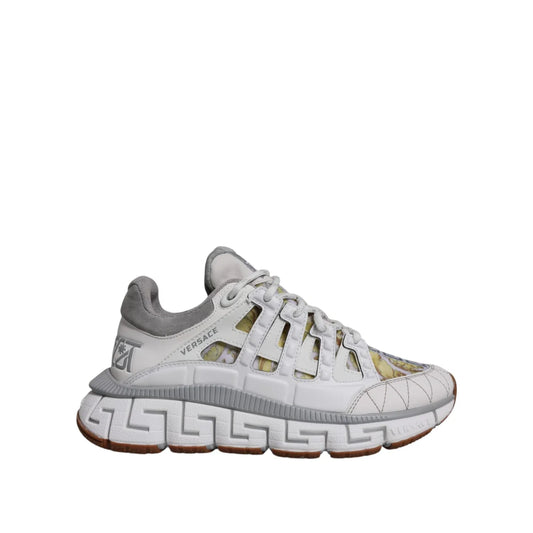 Versace Barocco Trigreca Sneakers Iconic Style with 3D Greca Pattern