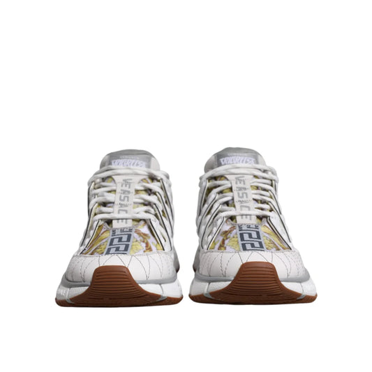 Versace Barocco Trigreca Sneakers Iconic Style with 3D Greca Pattern