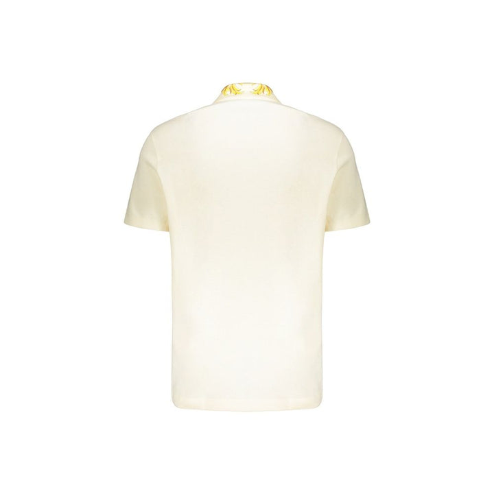 Versace Bicolor Cotton Polo Shirt