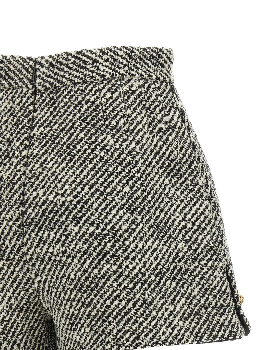 Versace Bicolor Virgin Wool Bermuda Shorts