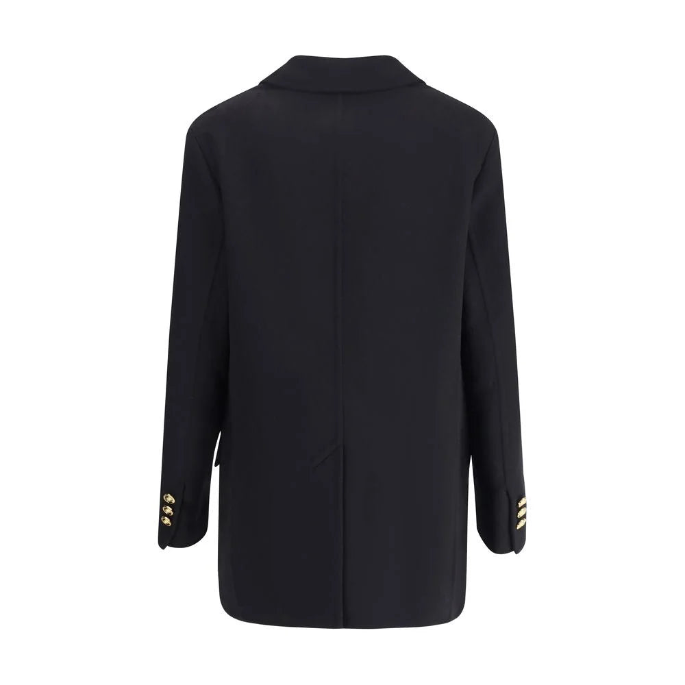 Versace Black Cashmere Coat