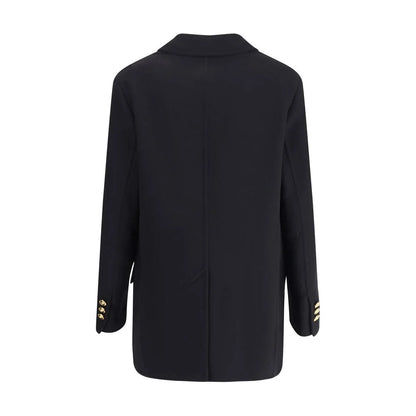 Versace Black Cashmere Coat