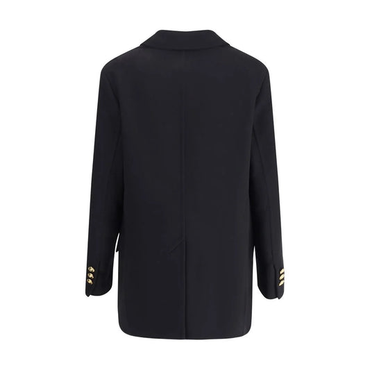 Versace Black Cashmere Coat