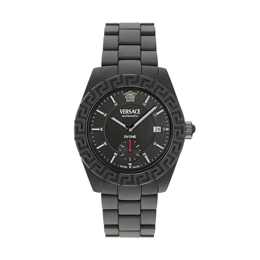 Versace Black Ceramic Dress Watch