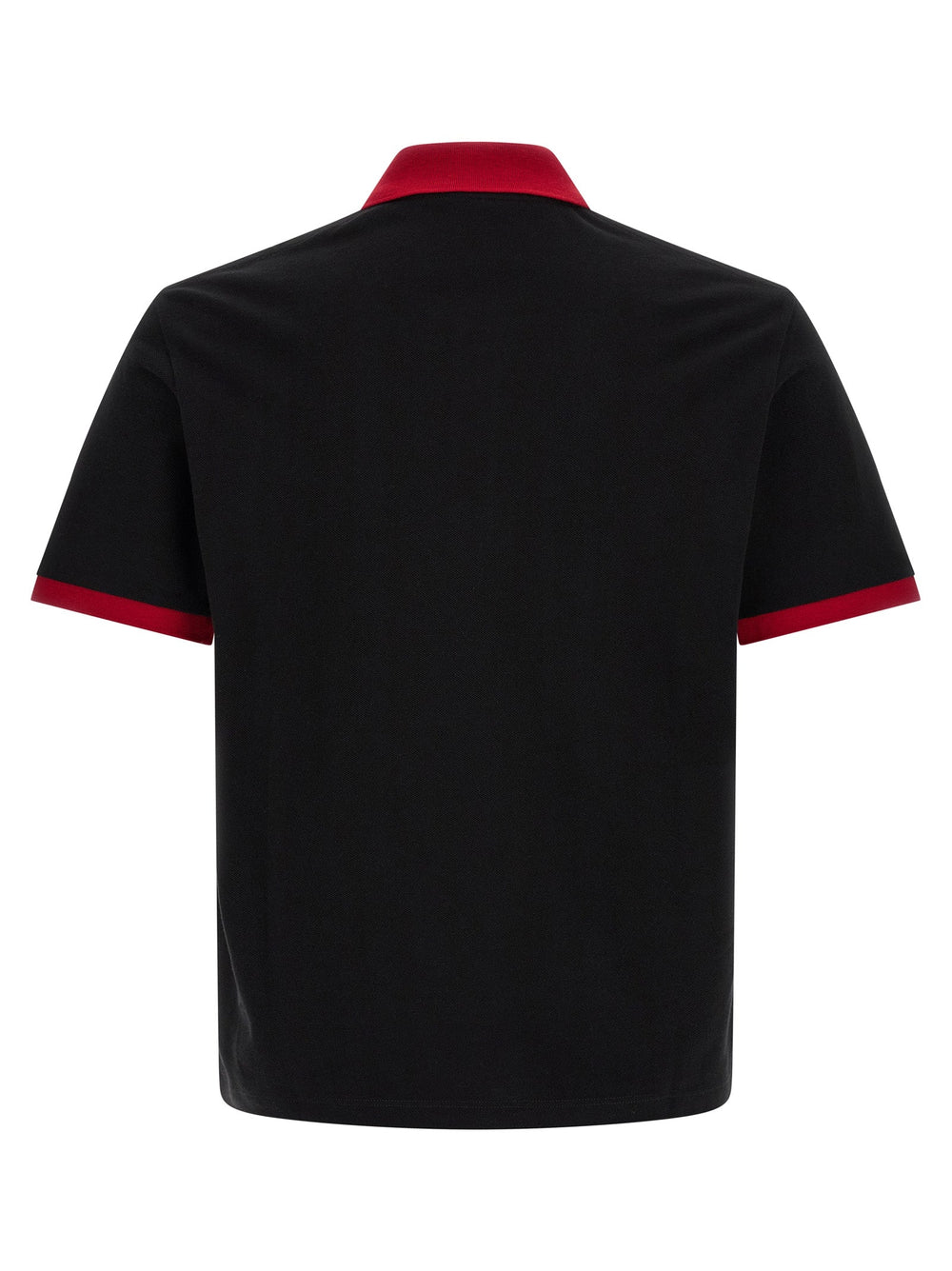 Versace Black Cotton Polo Shirt