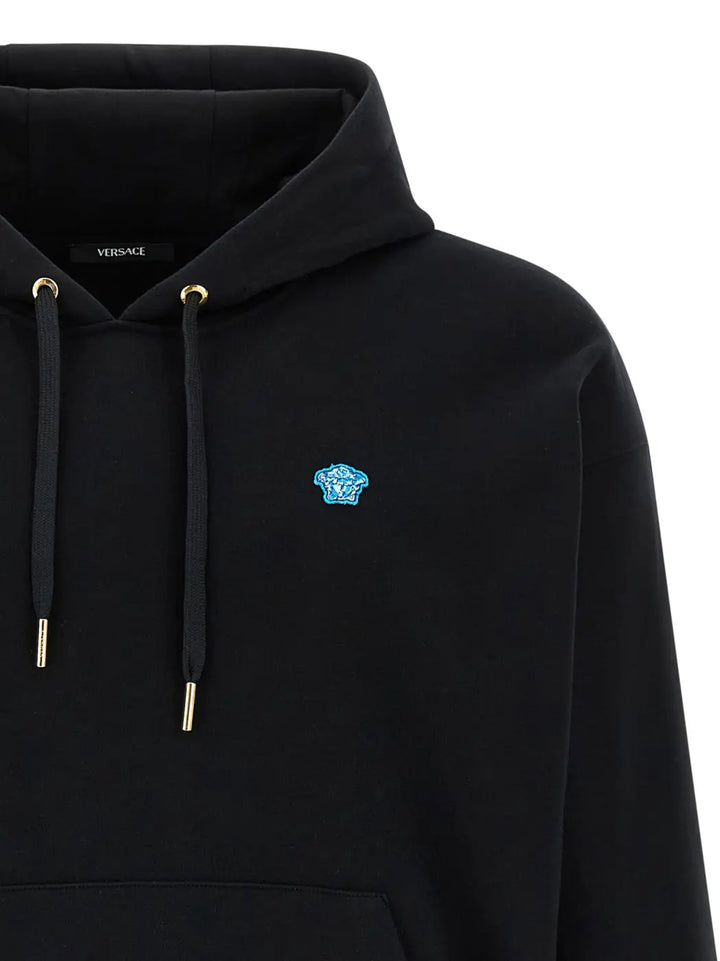 Versace Black Cotton Sweatshirt