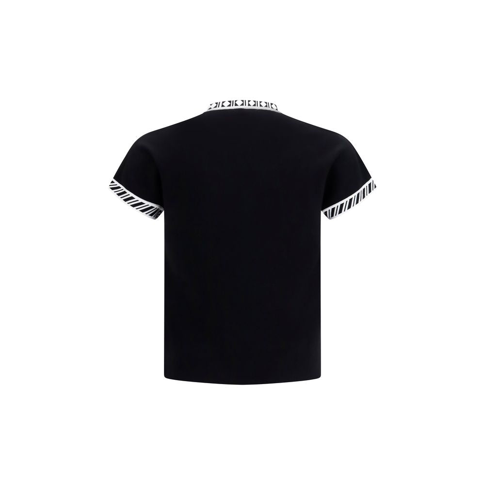 Versace Black Cotton T-shirt