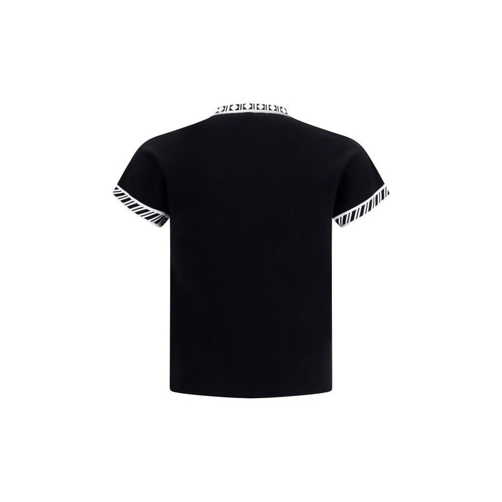 Versace Black Cotton T-shirt