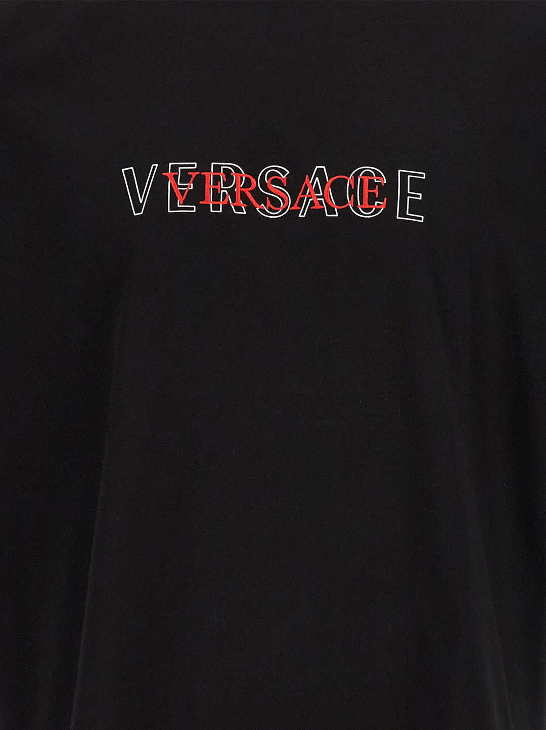 Versace Black Cotton T-shirt