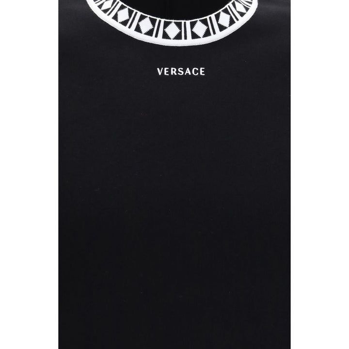 Versace Black Cotton T-shirt