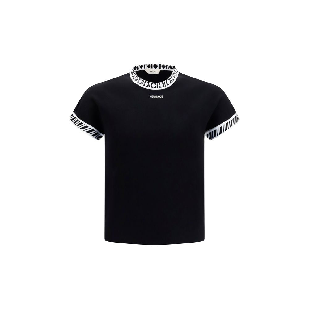 Versace Black Cotton T-shirt