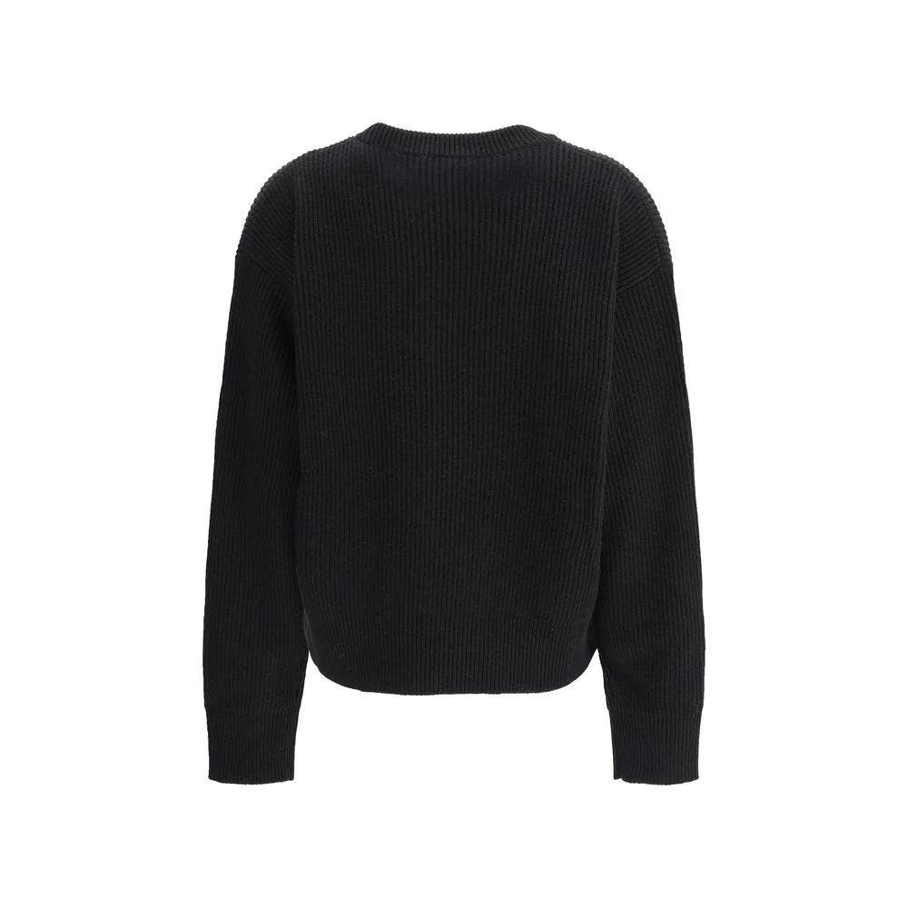 Versace Black Fleece Wool Sweatshirt