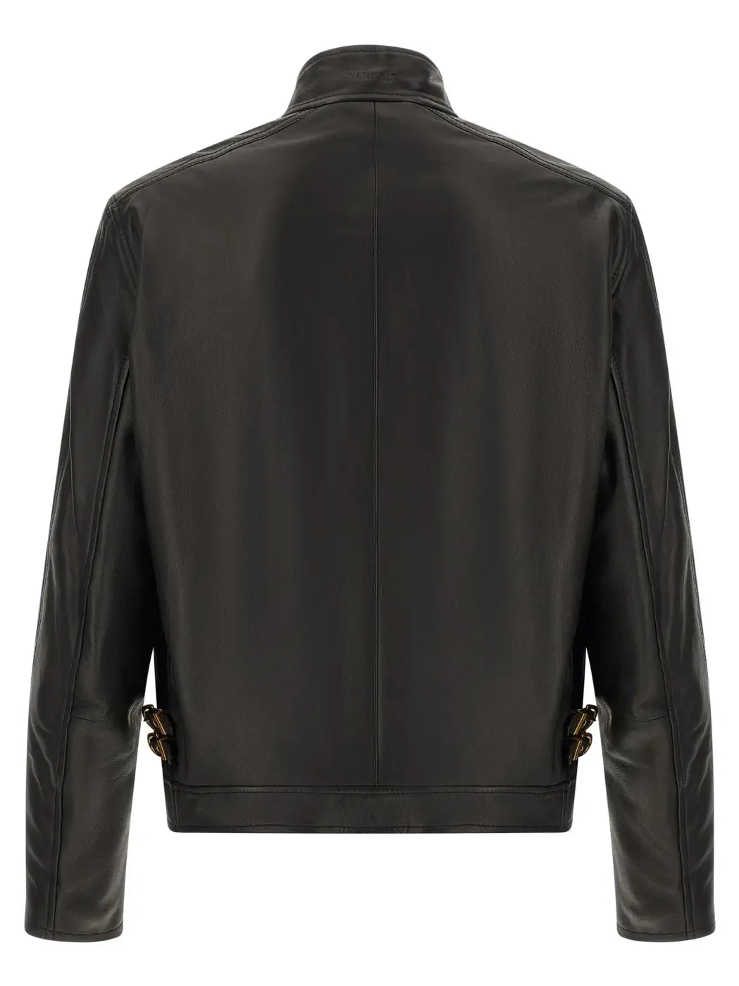 Versace Black Lamb Leather Jacket