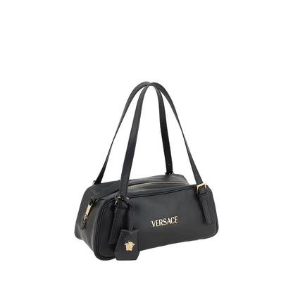 Versace Black Lamb Ovis Aries Shoulder Bag