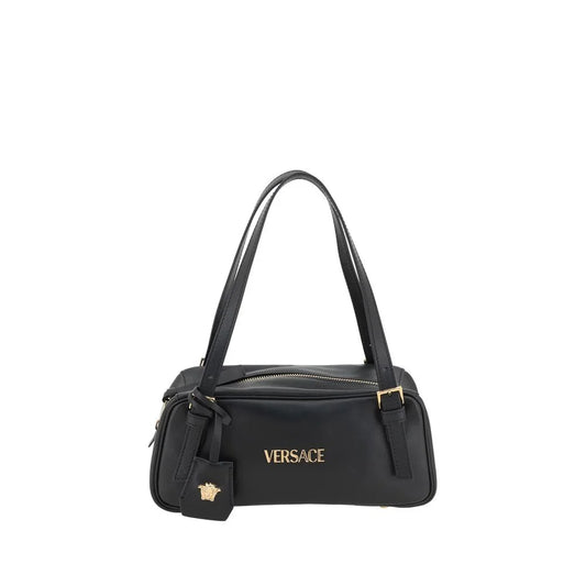 Versace Black Lamb Ovis Aries Shoulder Bag