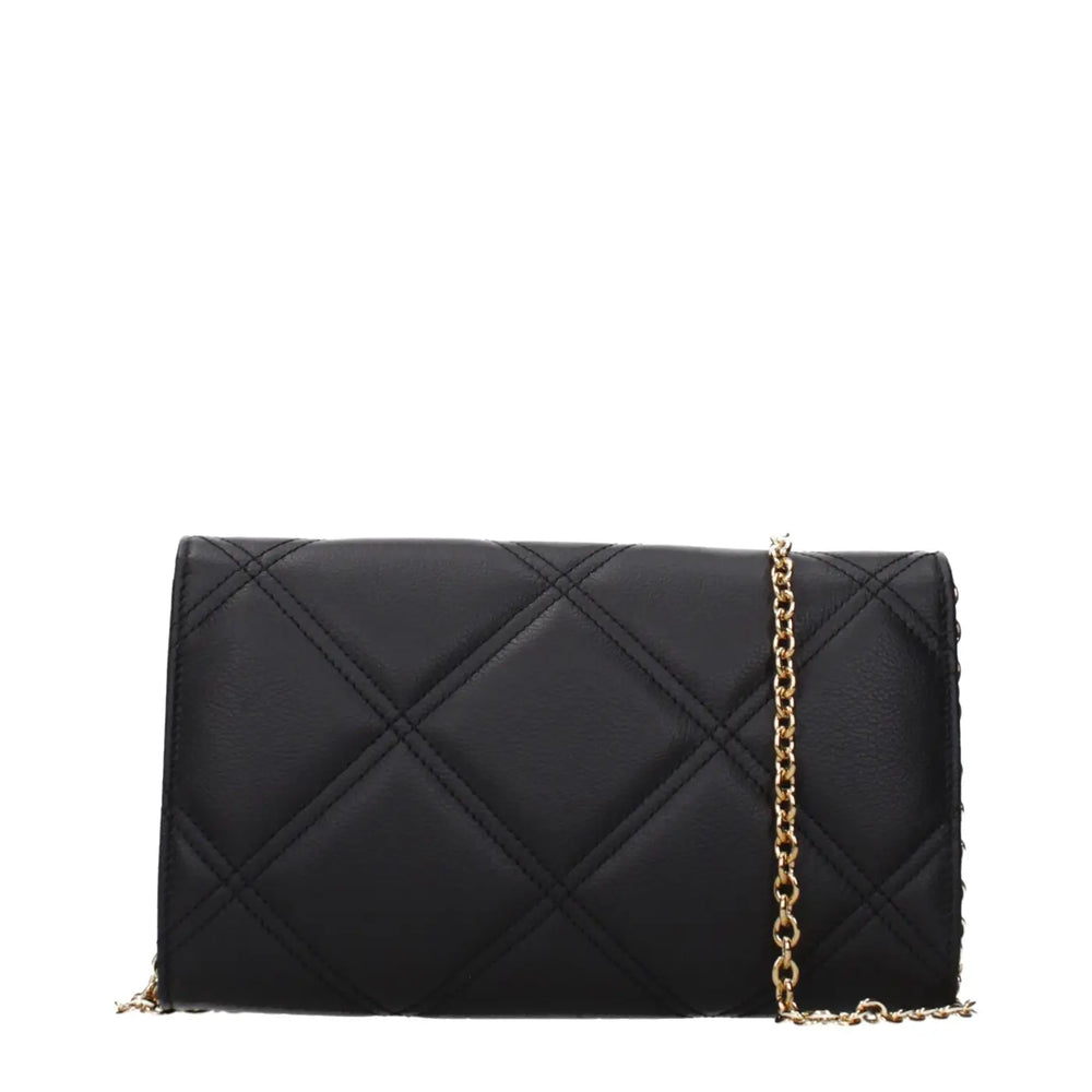 Versace Black Leather Clutch Bag
