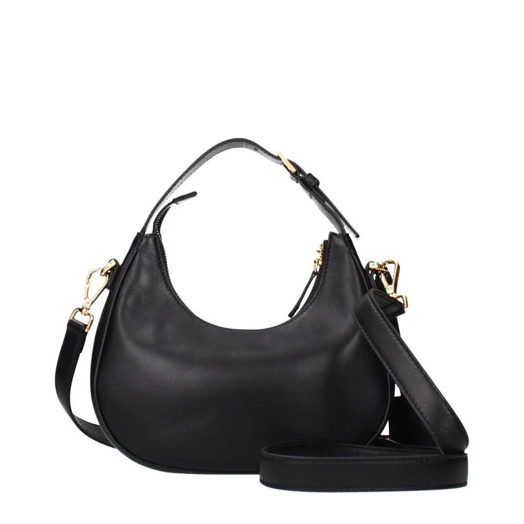 Versace Black Leather Handbag