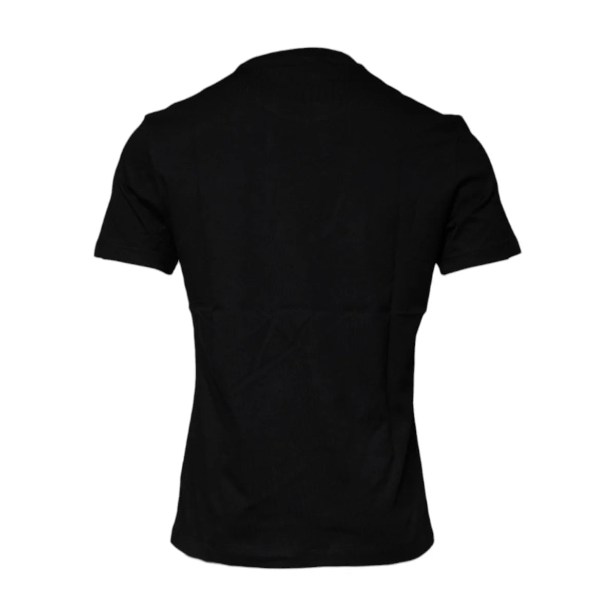 Versace Black Medusa Print Cotton Crew Neck T-shirt