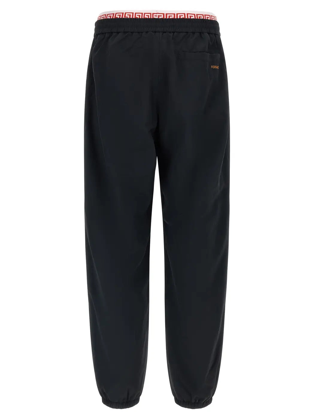 Versace Black Polyamide Joggers (workout Pants)