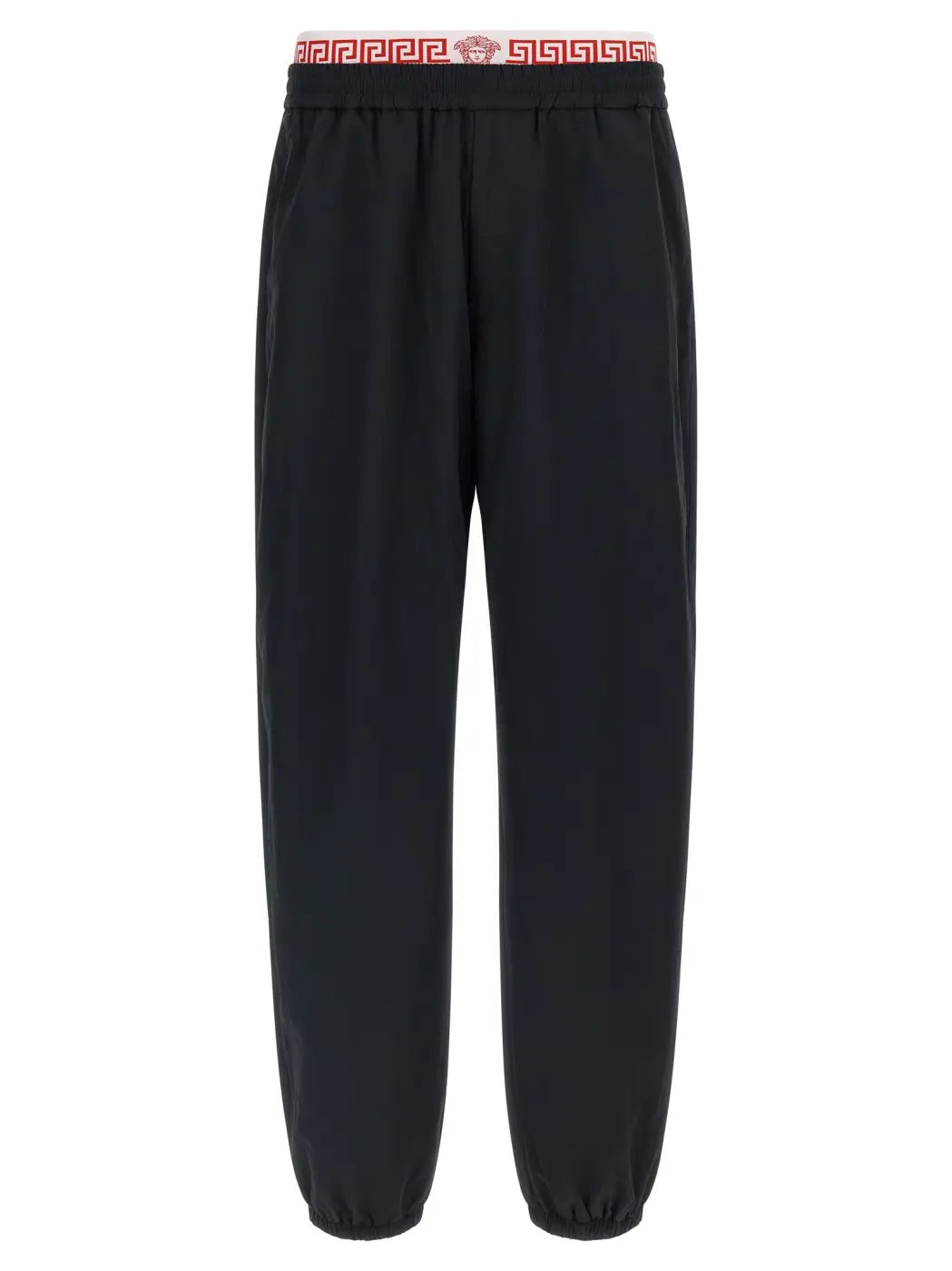 Versace Black Polyamide Joggers (workout Pants)