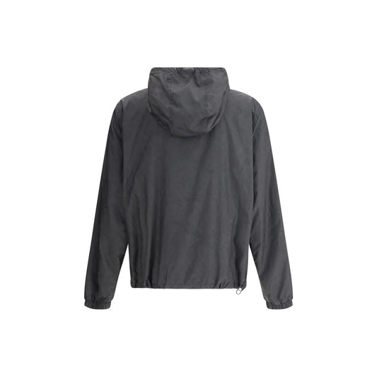 Versace Black Polyester Shell Jacket