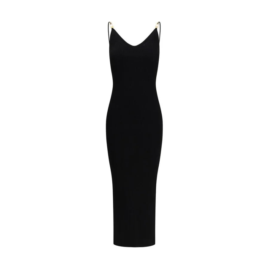 Versace Black Viscose Casual Dress