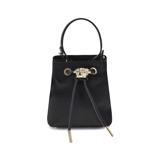 Versace Black Viscose Shoulder Bag