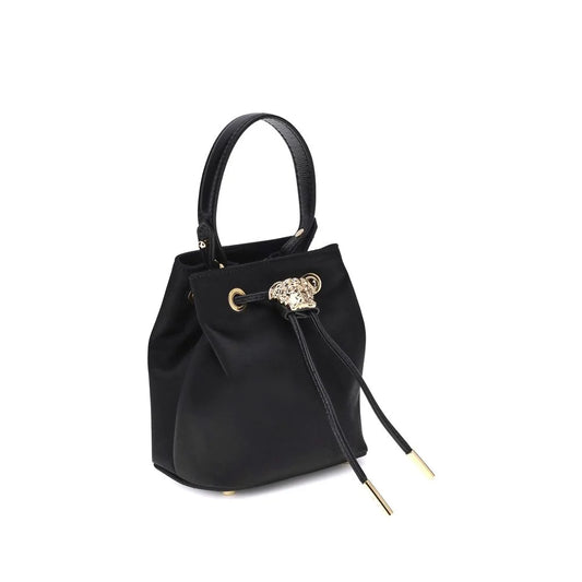 Versace Black Viscose Shoulder Bag