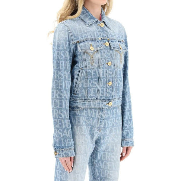 Versace Trucker Jackets - Blue Cotton Denim Jacket