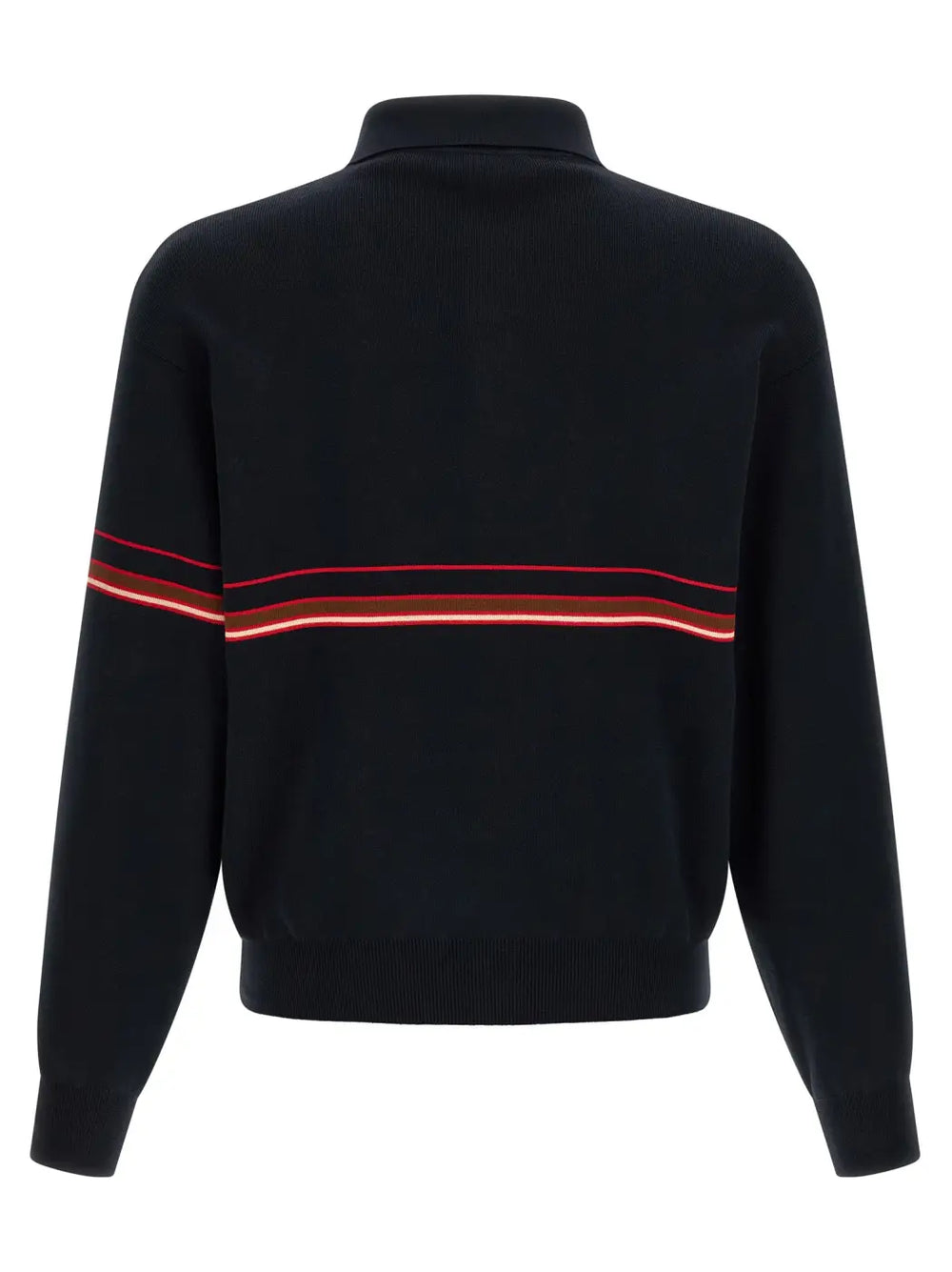 Versace Blue Cotton Polo Shirt