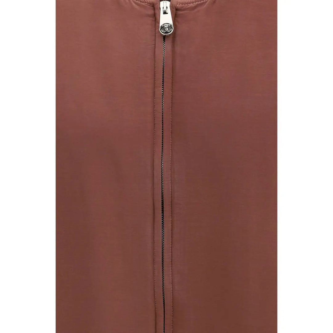 Versace Bordeaux Silk Bomber