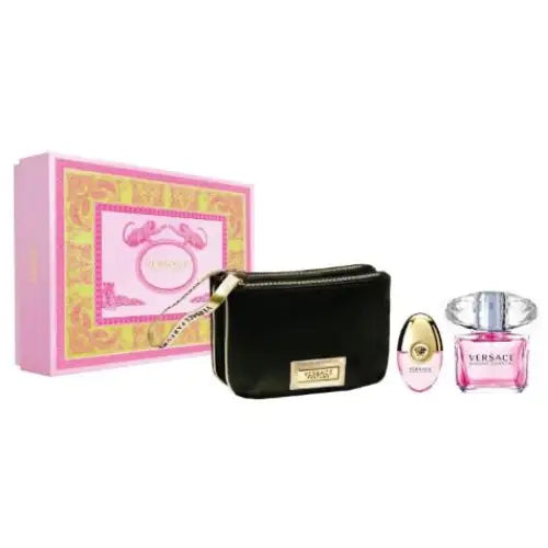 Indulge in Versace Bright Crystal: A Luxurious Eau De Toilette Set! Women’s Gift Sets