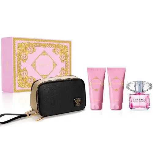 Indulge in Luxury with the Versace Bright Crystal 4 Piece Gift Set Women’s Sets