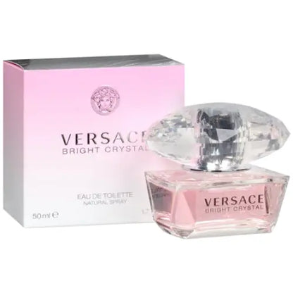 Experience the Allure of Bright Crystal Eau with Lush Floral Elegance Women’s Perfume Versace