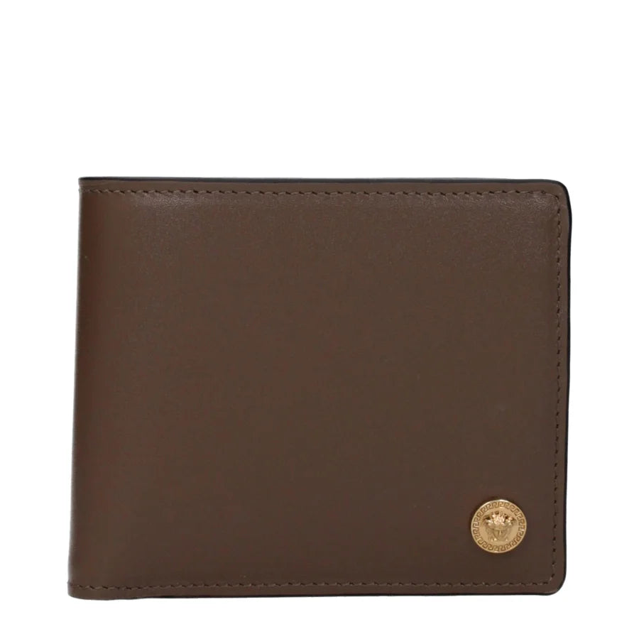 Versace Brown Leather Wallet