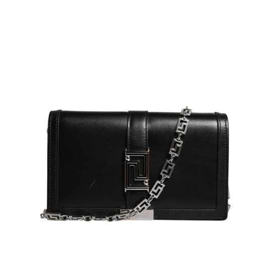 Versace Calfskin Leather Crossbody Bag for Effortless Luxury