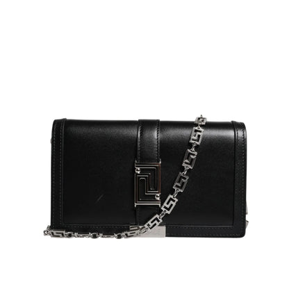 Versace Calfskin Leather Crossbody Bag for Effortless Luxury