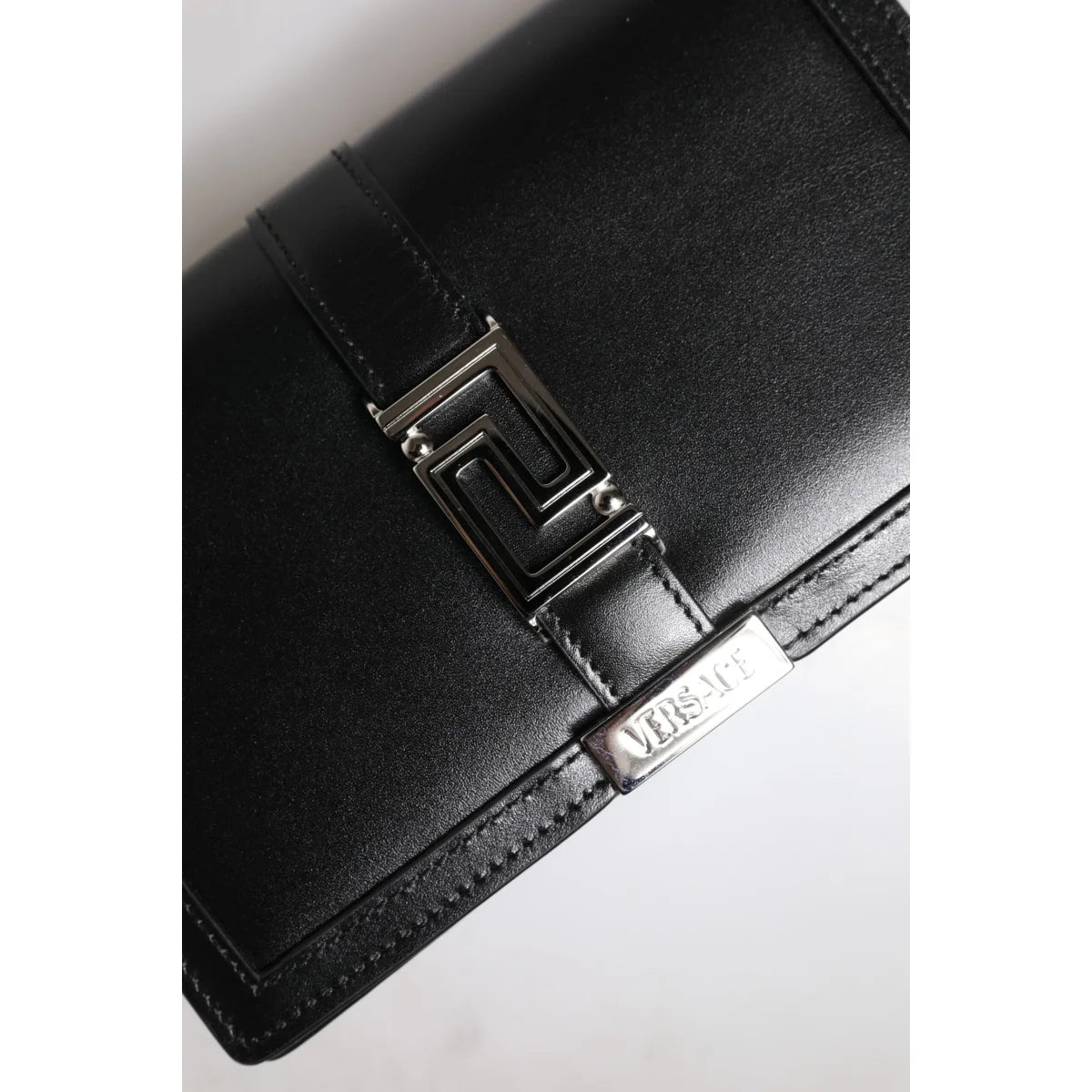Versace Calfskin Leather Crossbody Bag for Effortless Luxury