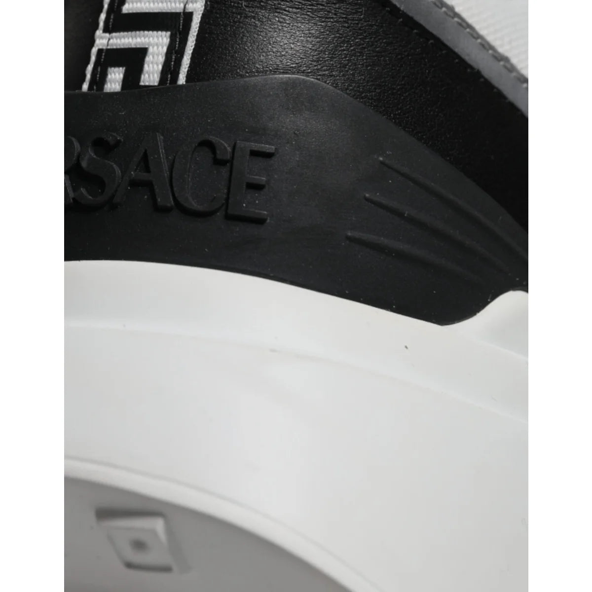 Versace Canvas Quad Fabric Medusa Low Top Sneakers New with Tags