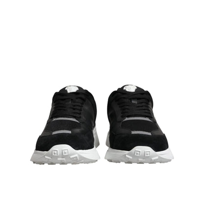 Versace Canvas Quad Fabric Medusa Low Top Sneakers New with Tags