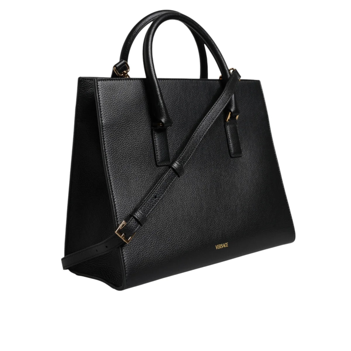 Versace Crossbody Perfection Authentic Luxury Bag with Solid Color Strap