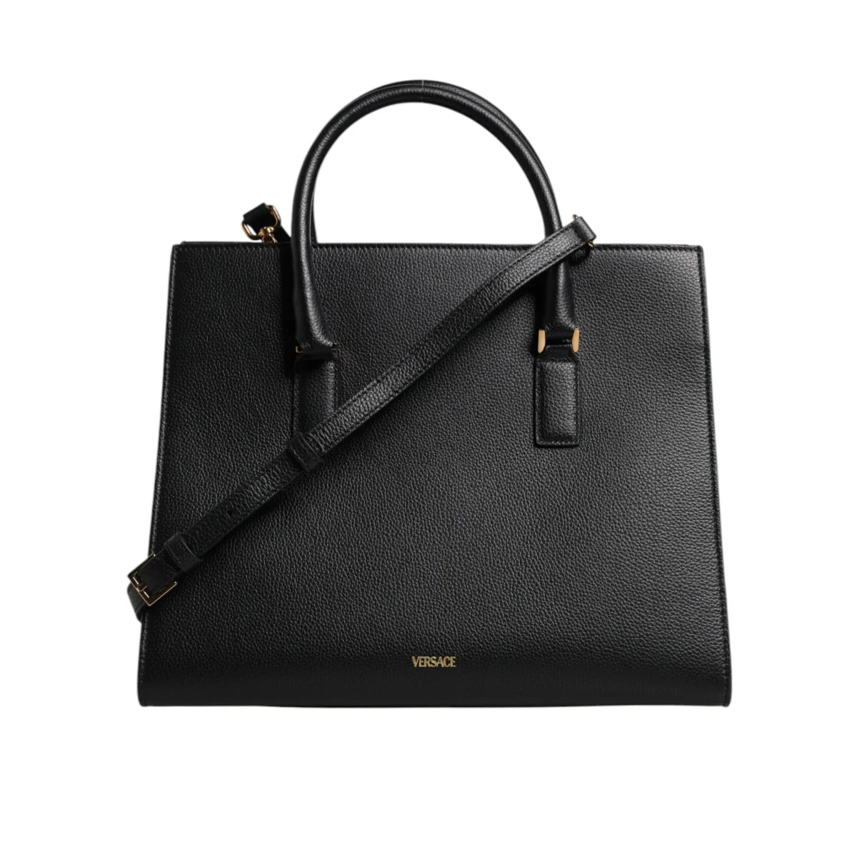 Versace Crossbody Perfection Authentic Luxury Bag with Solid Color Strap