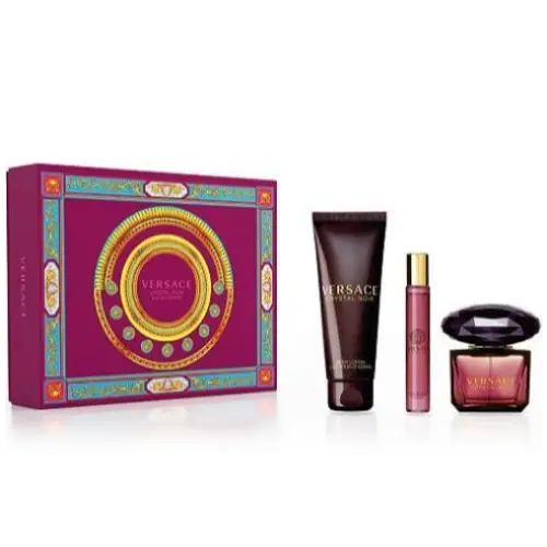 Indulge in Luxury with the Versace Crystal Noir Gift Set Women’s Sets