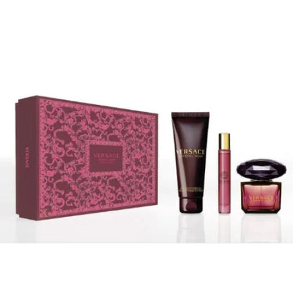 Versace Crystal Noir Gift Set Eau De Toilette Spray and Body Lotion Women’s Sets