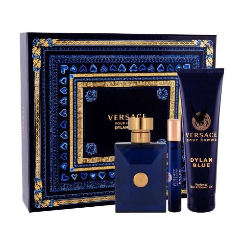 Versace Dylan Blue Gift Set for Men Eau De Toilette and Shower Gel Men’s Sets