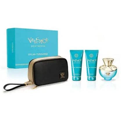 Escape to Paradise with the Versace Dylan Turquoise Gift Set Women’s Sets