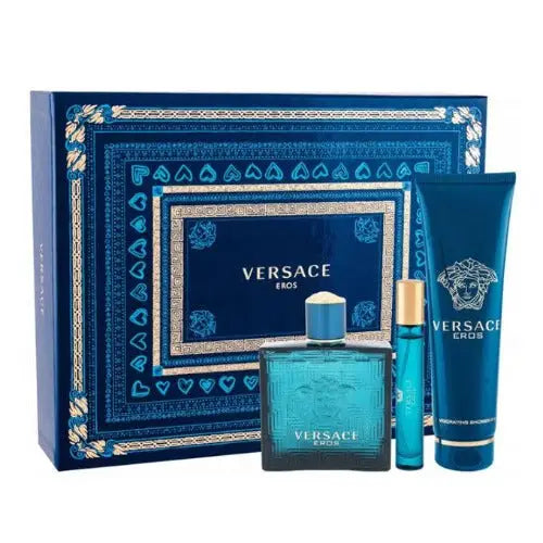 Unleash Freshness with Versace Eros Eau De Toilette Gift Set Men’s Sets