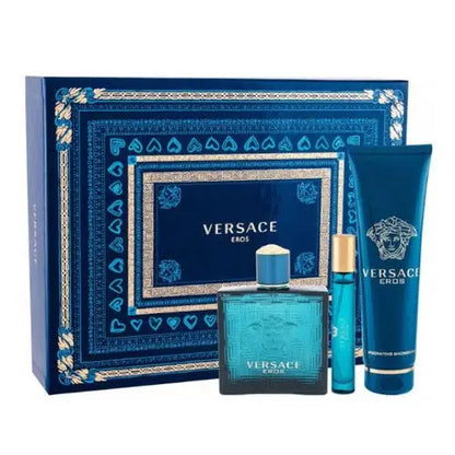 Unleash Freshness with Versace Eros Eau De Toilette Gift Set Men’s Sets