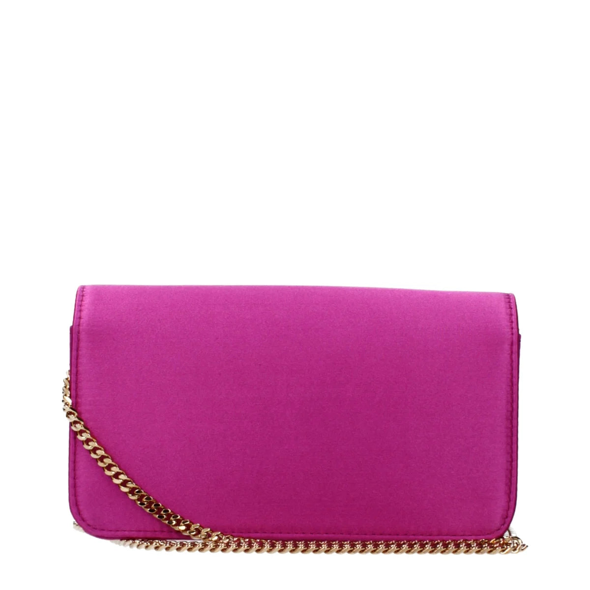 Versace Fuchsia Clutch Code F85543 Satin with Removable Shoulder Strap